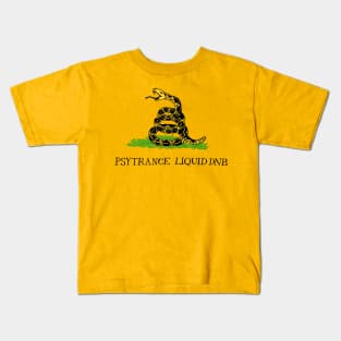 MONEYGOLDPOWER x GADSDEN PSYTRANCE LIQUID DNB Kids T-Shirt